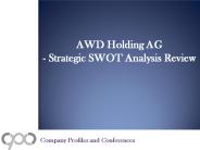 SWOT Analysis Review on AWD Holding AG.