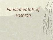Fundamentals of Fashion