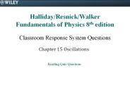 Halliday/Resnick/Walker Fundamentals of Physics 8th edition