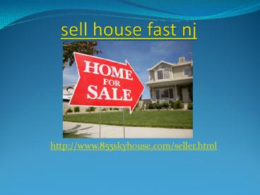 sell house fast nj