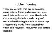rubber flooring