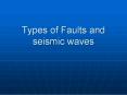 Types of Faults and seismic waves PowerPoint PPT Presentation