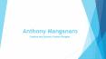 Anthony Manganaro -Creative And Dynamic Fashion Designer PowerPoint PPT Presentation