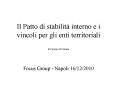 Il Patto di stabilit PowerPoint PPT Presentation