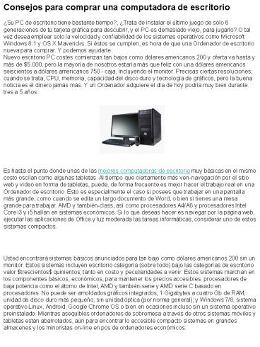 Computadoras de escritorio