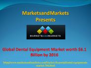 Dental Equipment Market by 2016