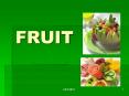 FRUIT PowerPoint PPT Presentation