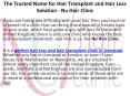 Hair Transplant Liverpool - Hair Loss Treatment for Men and Women - Nu Hair Clinic PowerPoint PPT Presentation