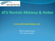 Side By Side Rentals Heber