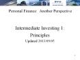 Personal Finance: Another Perspective PowerPoint PPT Presentation