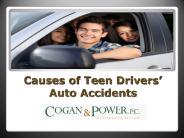 Causes of Teens Drivers' auto accidents