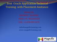 Best  Oracle Application Technical Training  with Placement Assitance