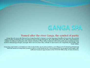 Ganga Spa
