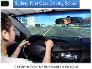 Sydney First Gear Driving School