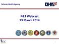 Defense Health Agency PowerPoint PPT Presentation