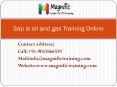 sap is oil and gas training online