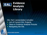 Evidence Analysis Library