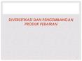 DIVERSIFIKASI DAN PENGEMBANGAN PRODUK PERAIRAN PowerPoint PPT Presentation