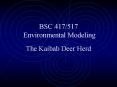 BSC 417/517 Environmental Modeling PowerPoint PPT Presentation