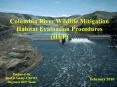 Columbia River Wildlife Mitigation PowerPoint PPT Presentation