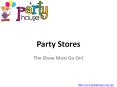 Party Store PowerPoint PPT Presentation