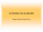 GYPSIES IN EUROPE