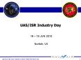 UAS/ISR Industry Day PowerPoint PPT Presentation