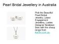 Pearl Bridal Jewellery In Australia
