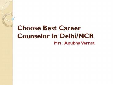Marriage Counselor in Delhi