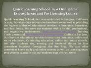Online real estate Schools Education Classes, Training course (1)