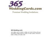 365 Wedding  Cards