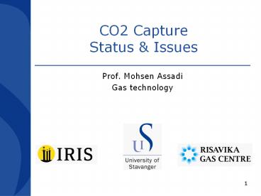 CO2 Capture Status