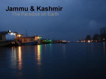 Kashmir Houseboats