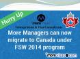 Canada FSW Program Occupation list 2014 for Managers PowerPoint PPT Presentation
