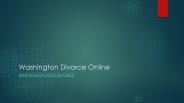 Washington State Divorce