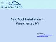 Best Roof Installation in Westchester, NY