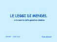 LE LEGGI DI MENDEL  PowerPoint PPT Presentation