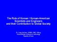 The Role of Korean / Korean-American PowerPoint PPT Presentation