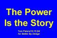 The Power Is the Story Tom Peters/10.15.04/ for Better By Design PowerPoint PPT Presentation