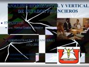 ANALISIS HORIZONTAL Y VERTICAL DE ESTADOS FINANCIEROS