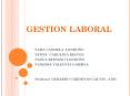 GESTION LABORAL PowerPoint PPT Presentation