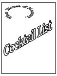 Cocktail List PowerPoint PPT Presentation