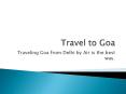 Get Guaranteed Discount on Booking Flights from Delhi to Goa