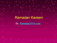 Ramadan Kareem
