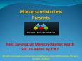 Next Generation Memory Market by 2017 PowerPoint PPT Presentation
