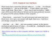 GUIS: Graphical User Interfaces