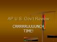 AP U.S. Gov PowerPoint PPT Presentation