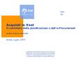 Acquisti in Enel Il contributo della pianificazione e dell PowerPoint PPT Presentation