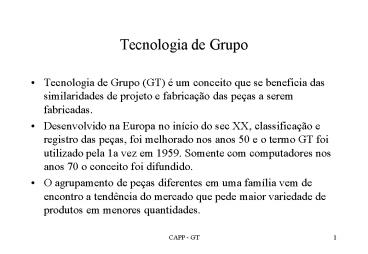 Tecnologia de Grupo