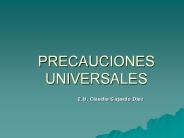 PRECAUCIONES UNIVERSALES